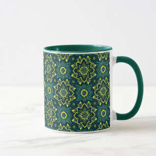 Mug Modèle floral géométrique Boho dynamique