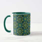 Mug Modèle floral géométrique Boho dynamique (Gauche)