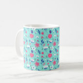 Mug Modèle floral joyeux (Devant gauche)