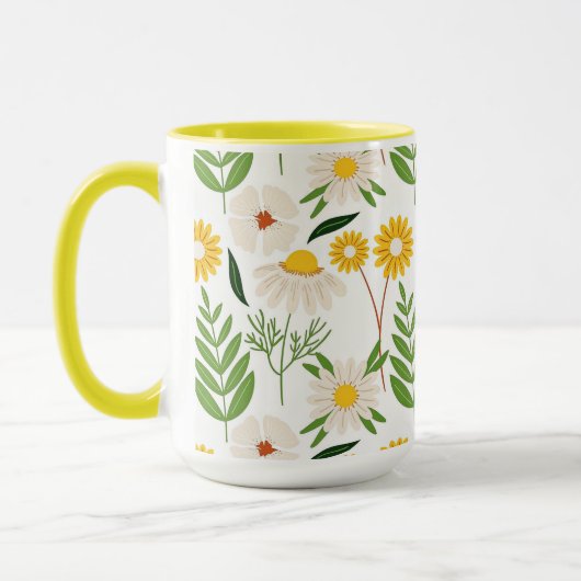 Mug Modèle floral marais (Gauche)