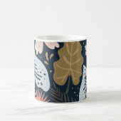 Mug Modèle floral moderne de Joli feuillage (Centre)