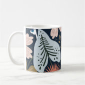 Mug Modèle floral moderne de Joli feuillage (Gauche)