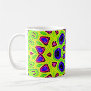 Mug Modèle floral moderne. Illustration matricielle. P