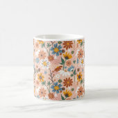 Mug Modèle floral peint à la main-23136 (Centre)