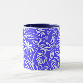 Mug Modèle Floral Préféré, Bleu Périvent, (Centre)