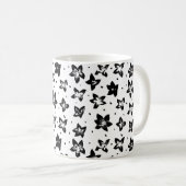 Mug Modèle floral reconstruit - Goth chromatique (Devant droit)