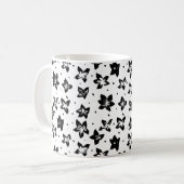 Mug Modèle floral reconstruit - Goth chromatique (Devant gauche)