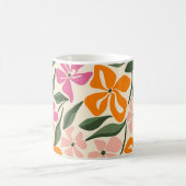 Mug Modèle floral rétro (Centre)