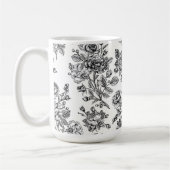 Mug Modèle Floral Rose vintage (Gauche)