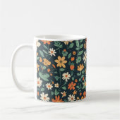 Mug Modèle floral simple (Gauche)