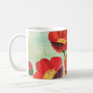Mug Modèle floral sous forme d'abstraction. Concepteur