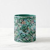 Mug Modèle floral stylisé vert (Centre)
