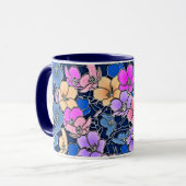 Mug Modèle floral stylistique 46 (Devant gauche)
