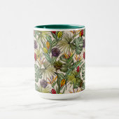 Mug Modèle floral tropical (Centre)
