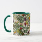 Mug Modèle floral tropical (Gauche)