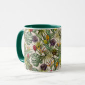 Mug Modèle floral tropical (Devant gauche)