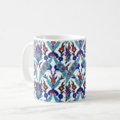 Mug Modèle floral turc Iznik (Devant gauche)