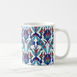 Mug Modèle floral turc Iznik