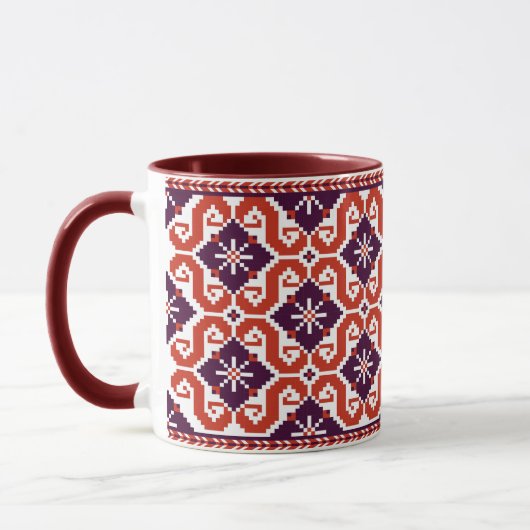 Mug Modèle floral ukrainien (Gauche)