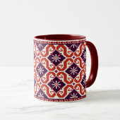 Mug Modèle floral ukrainien (Devant droit)