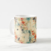 Mug Modèle floral vintage (2) (Devant gauche)