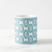 Mug Modèle floral Vintage blanc chic (Centre)