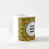 Mug Modèle, frontière d'hamburger (Devant gauche)