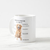 Mug Modèle Funny Golden Retriever (Devant gauche)