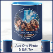 Mug Modèle Message photo Keepsaké Anniversaire Marine 