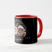 Mug Modèle Message photo Keepsaké Fêtes Noir C00 (Devant droit)