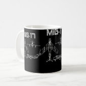 Mug Modèle Mig-17 Volet soviétique Schéma directeur D (Devant gauche)