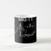 Mug Modèle Mig-17 Volet soviétique Schéma directeur D (Centre)