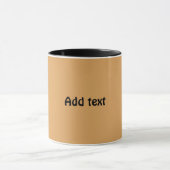 Mug Modèle Or et Noir (Centre)