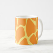 Mug Modèle orange et jaune lumineux d'impression de (Devant droit)