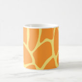 Mug Modèle orange et jaune lumineux d'impression de (Centre)