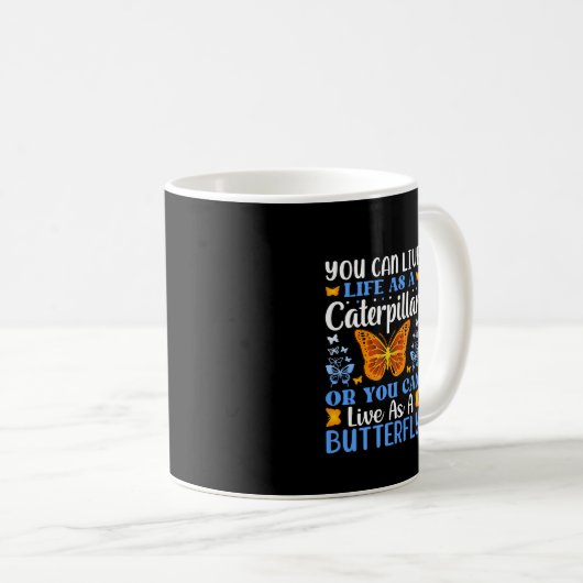 Mug modèle-papillon (Devant droit)