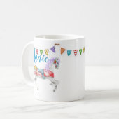 Mug Modèle personnalisé du cheval de carrousel (Devant gauche)