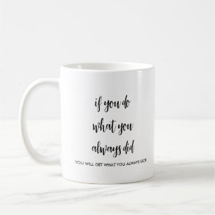 Mug Modèle personnalisé du script manuscrit de devis p