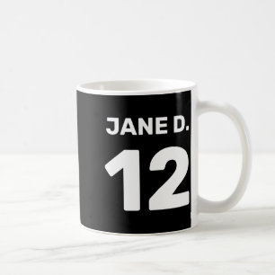 Mug Modèle personnalisé Équipe Vêtements Avant Arrière