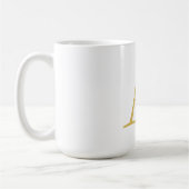 Mug Modèle personnalisé professionnel de monogramme de (Gauche)