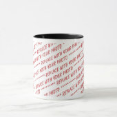 Mug Modèle pour photo panoramique, de groupe ou de cla (Centre)