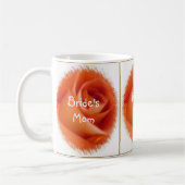 Mug Modèle Rose orange (Gauche)