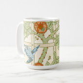 Mug Modèle sans couture de treillis de William Morris (Devant gauche)