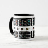 Mug Modèle standard de particules (Devant gauche)