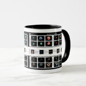 Mug Modèle standard de particules (Devant droit)