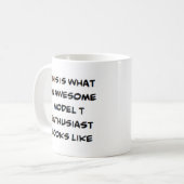 Mug modèle t enthousiaste, génial (Devant gauche)