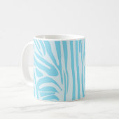 Mug Modèle Zèbre Bleu (Devant gauche)