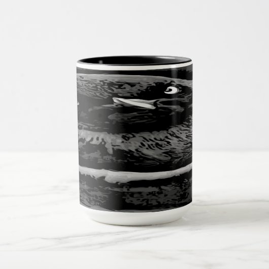 Mug Modèles d'oiseaux : Oiseaux Mad 01-02 (Centre)