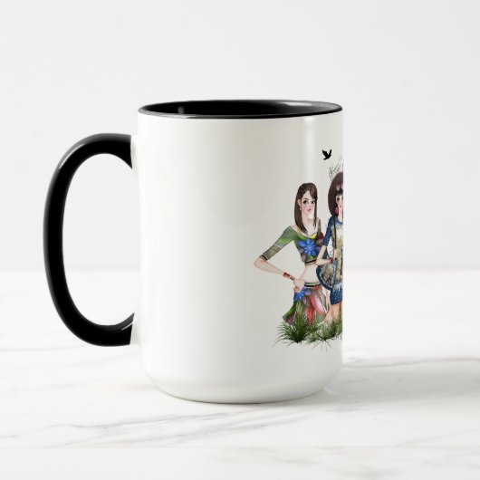 Mug Modèles mode tendance (Gauche)