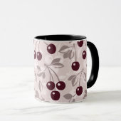 Mug Modelez avec les cerises 2 (Devant droit)